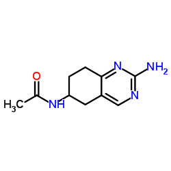 N-(2-Amino-5,6,7,8-tetrahydro-6-quinazolinyl)acetamide结构式