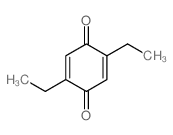 2,5-diethylcyclohexa-2,5-diene-1,4-dione结构式