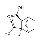 (+/-)-2exo-methyl-norbornane-2endo,3endo-dicarboxylic acid Structure