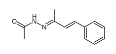 benzalacetone acetylhydrazone结构式
