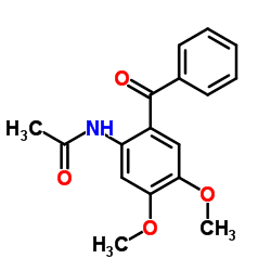 N-(2-BENZOYL-4,5-DIMETHOXY-PHENYL)-ACETAMIDE Structure
