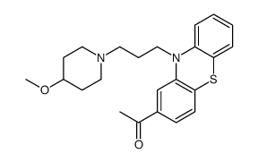 1-[10-[3-(4-methoxypiperidin-1-yl)propyl]phenothiazin-2-yl]ethanone结构式