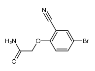 2-(4-bromo-2-cyanophenoxy)acetamide Structure