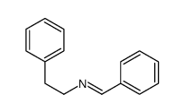 N-Benzylidene-2-phenylethanamine Structure