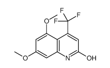 5,7-dimethoxy-4-(trifluoromethyl)-1H-quinolin-2-one Structure