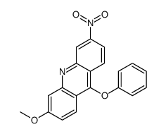 3-methoxy-6-nitro-9-phenoxyacridine结构式