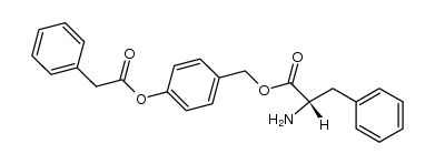 (S)-4-(2-phenylacetoxy)benzyl 2-amino-3-phenylpropanoate结构式