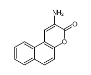 2-aminobenzo[f]chromen-3-one Structure