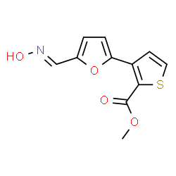 METHYL 3-(5-[(HYDROXYIMINO)METHYL]-2-FURYL)-2-THIOPHENECARBOXYLATE结构式