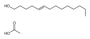 acetic acid,tetradec-5-en-1-ol Structure