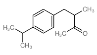 2-Butanone,3-methyl-4-[4-(1-methylethyl)phenyl]- structure