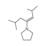 1-(1-Isobutyl-3-methyl-1-butenyl)pyrrolidine Structure