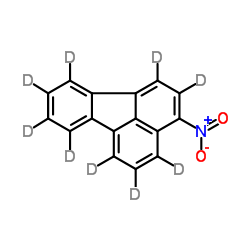3-Nitro(2H9)fluoranthene Structure