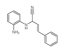 2-[(2-aminophenyl)amino]-4-phenyl-but-3-enenitrile structure
