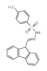 N-(9H-fluoren-9-ylmethylideneamino)-4-methyl-benzenesulfonamide structure