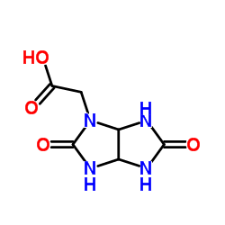 (2,5-DIOXO-HEXAHYDRO-IMIDAZO[4,5-D]-IMIDAZOL-1-YL)-ACETIC ACID结构式