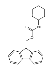 N-(9-fluorenylmethoxycarbonyl)cyclohexylamine结构式