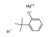 ortho-tert-butylphenoxymagnesium bromide结构式