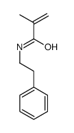 2-Propenamide, 2-methyl-N-(2-phenylethyl)-||| Structure