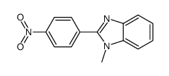 1-methyl-2-(4-nitrophenyl)benzimidazole结构式