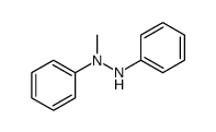 1-methyl-1,2-diphenylhydrazine Structure