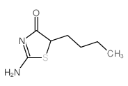 4(5H)-Thiazolone,2-amino-5-butyl- structure