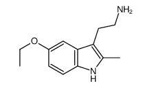 1H-Indole-3-ethanamine,5-ethoxy-2-methyl-(9CI) Structure