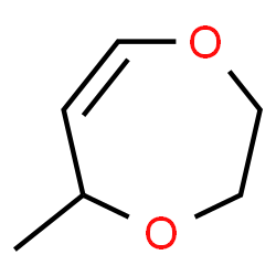 2,3-Dihydro-5-methyl-5H-1,4-dioxepin结构式