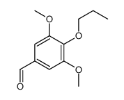 3,5-dimethoxy-4-propoxybenzaldehyde Structure