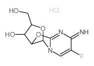 2,2-Anhydro-1-beta-D-arabinofuranosyl-5-fluorocytosine Structure