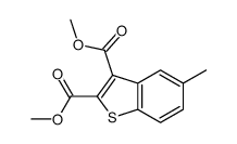 dimethyl 5-methyl-1-benzothiophene-2,3-dicarboxylate Structure
