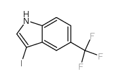 3-iodo-5-(trifluoromethyl)-1H-indole Structure