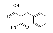 α-(aminocarbonyl)benzenepropanoic acid结构式