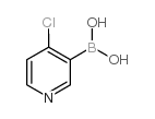 4-氯吡啶-3-硼酸结构式