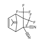 7-(1-methylethylidene)-3,3-bis(trifluoromethyl)bicyclo[2.2.1]hept-5-ene-2,2-dicarbonitrile Structure