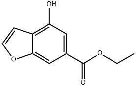 ethyl 4-hydroxybenzofuran-6-carboxylate Structure