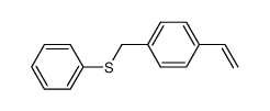 4-vinylbenzyl phenyl sulfide Structure