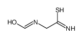 N-(2-amino-2-sulfanylideneethyl)formamide Structure
