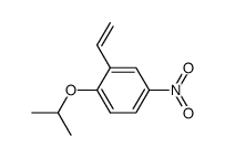 1-isopropoxy-4-nitro-2-vinylbenzene Structure