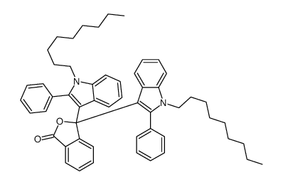 3,3-bis(1-nonyl-2-phenylindol-3-yl)-2-benzofuran-1-one Structure