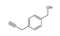 [4-(丙-2-炔-1-基)苯基]甲醇结构式