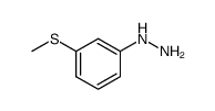 [3-(methylsulfanyl)phenyl]hydrazine Structure