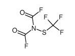 (fluorocarbonyl)((trifluoromethyl)thio)carbamic fluoride结构式