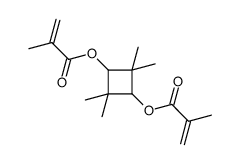 [2,2,4,4-tetramethyl-3-(2-methylprop-2-enoyloxy)cyclobutyl] 2-methylprop-2-enoate Structure