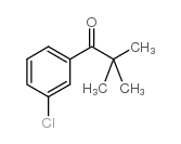 3'-CHLORO-2,2-DIMETHYLPROPIOPHENONE Structure