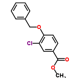 Methyl 4-(benzyloxy)-3-chlorobenzoate Structure