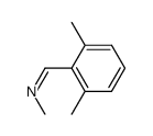 [1-(2,6-Dimethyl-phenyl)-meth-(Z)-ylidene]-methyl-amine Structure