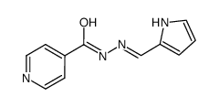 N'-(1H-pyrrol-2-ylmethylene)isonicotinohydrazide structure