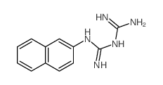 Imidodicarbonimidicdiamide, N-2-naphthalenyl- structure