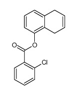 5,8-dihydro-1-naphthyl 2-chlorobenzoate Structure